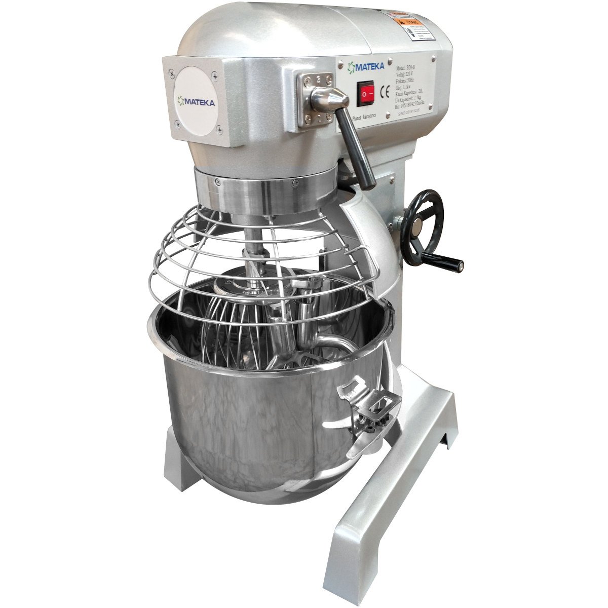Mateka CRB20M Planet Mikser 3 Hız 20 L 220V