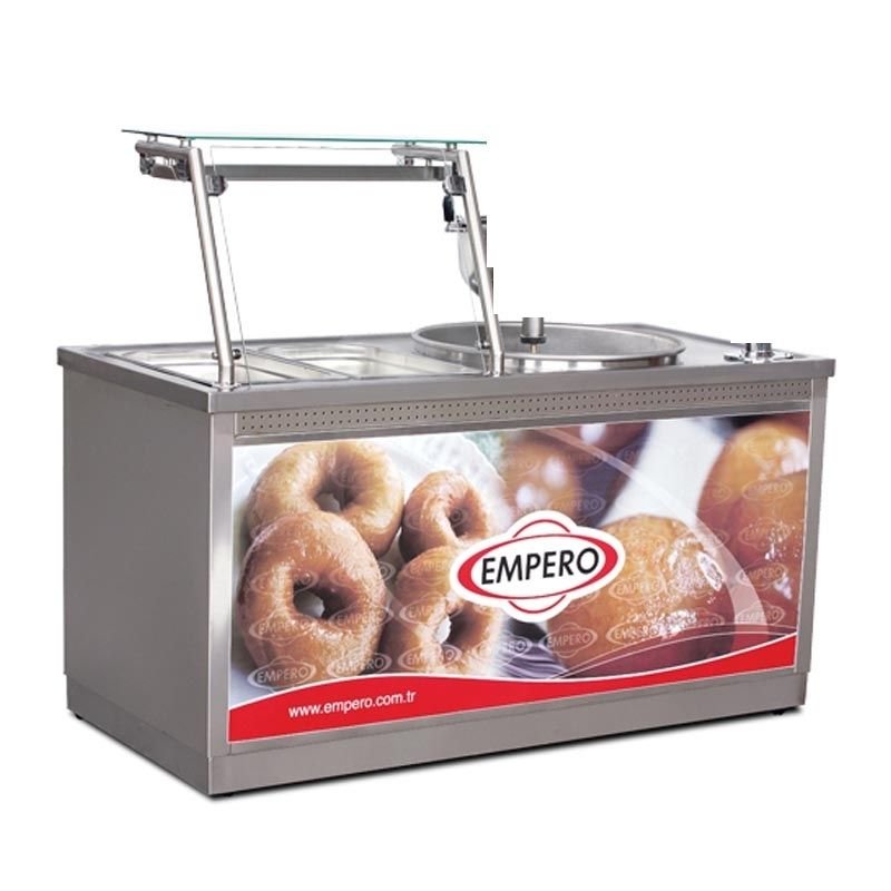 Empero EMP.LK.002 Saray ve İzmir Lokma Makinesi Tezgahı Gazlı 140×70 Cm