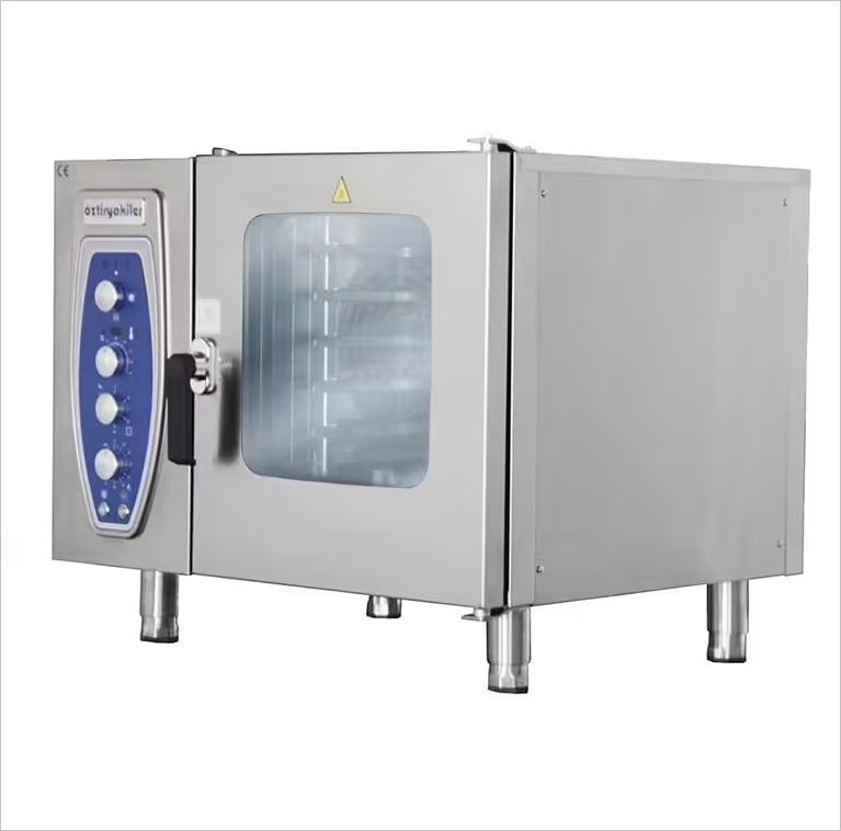 Öztiryakiler OKFE 601 Fırın, Konveksiyonlu, Elektrikli, Kızaklı, 6 Adet GN 1/1 Tepsi Kapasiteli