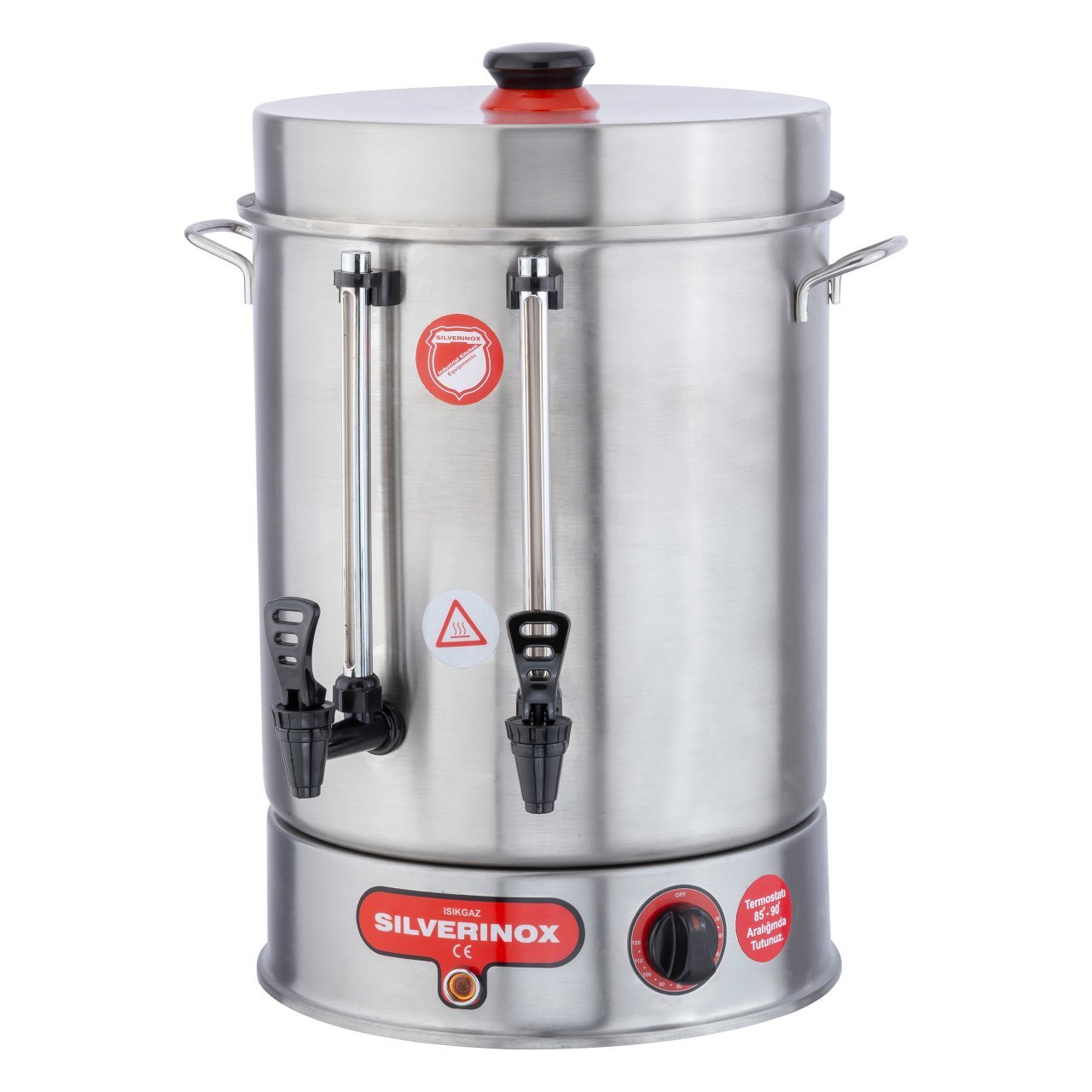 Silverinox Standart çay makinesi 12 Lt 120 Bardak Kapasiteli